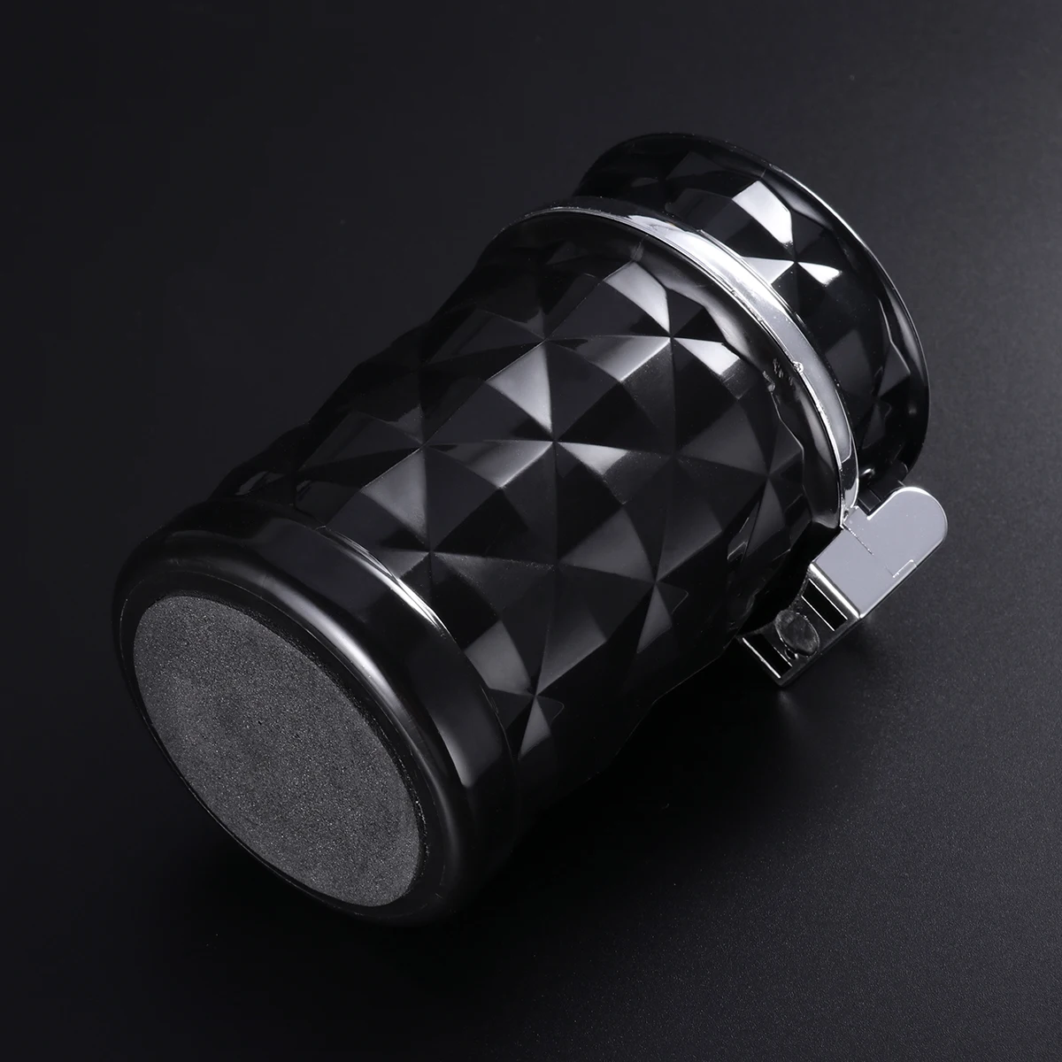 LUOEM Car Ashtray Smokeless Auto Cigarette Ashtray Holder with Blue LED Light for Car Cup Holder