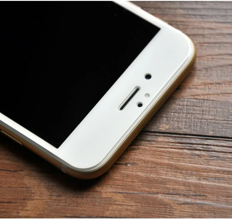 Для iphone 7 6S 3D изогнутые края полное покрытие Закаленное стекло Защитная пленка