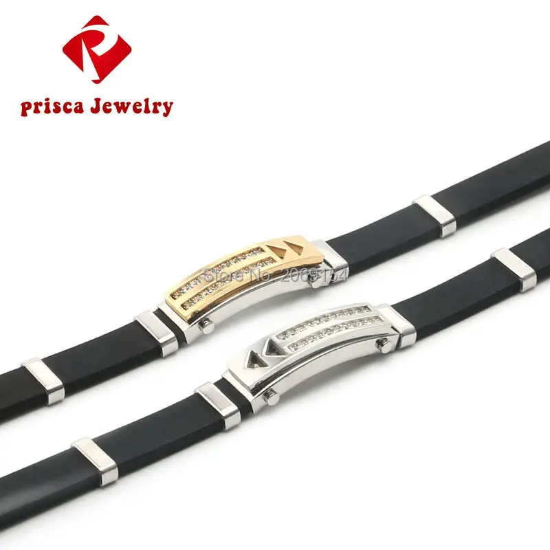 Браслет мужской магнитный из силиконовой резины|bracelet new|wristband magneticwristband gold |