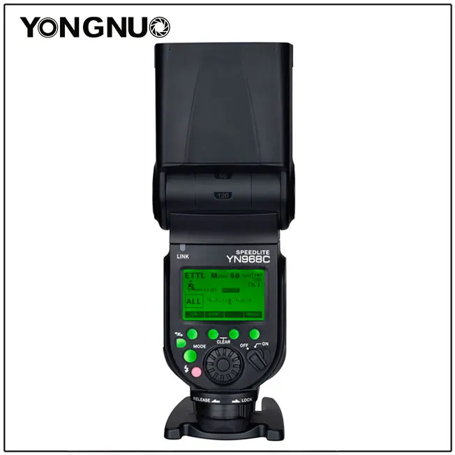 YONGNUO YN968C 2 4G Беспроводная Высокоскоростная синхронизация TTL 1/8000s Вспышка Скорость