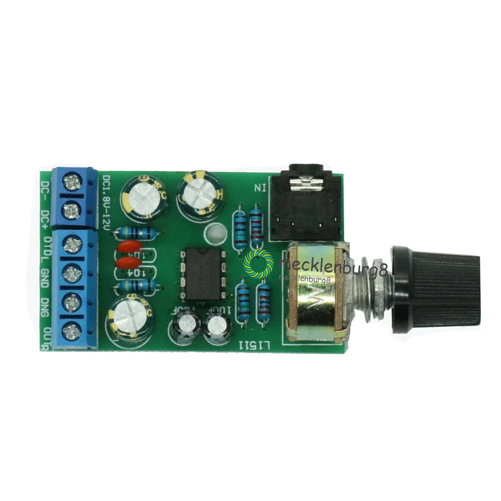 Плата усилителя стерео аудио TDA2822M 2 0 для Arduino двухканальный усилитель AUX модуль