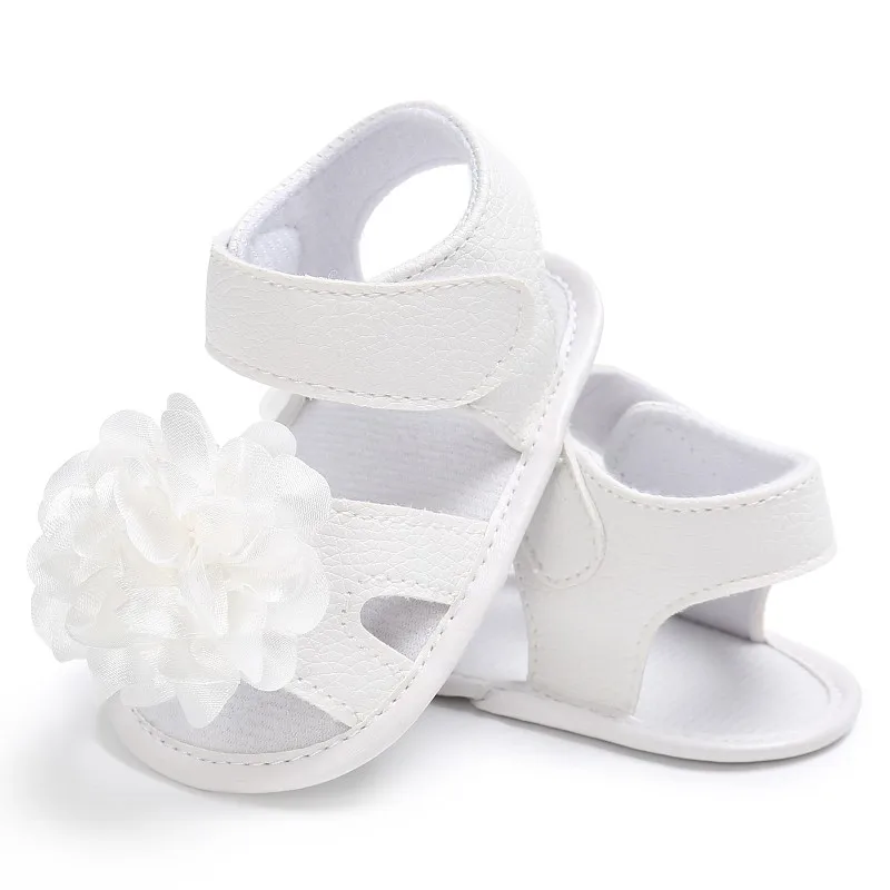 

Sweet Baby Girls Big Flower Prewalkers Shoes Crib Bebe Princess First Walkers Infant Toddler Soft Soled Shoeborn