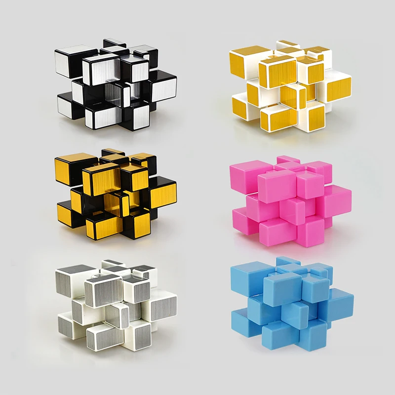 1 шт. 3x3x3 нерегулярные зеркало Конструкторы профессиональный magic cube головоломки