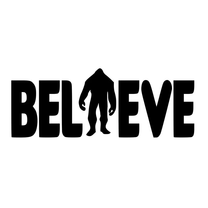 8 2 см * 3 1 верьте Bigfoot Sasquatch наклейки на автомобиль мотоцикл Стайлинг Аксессуары