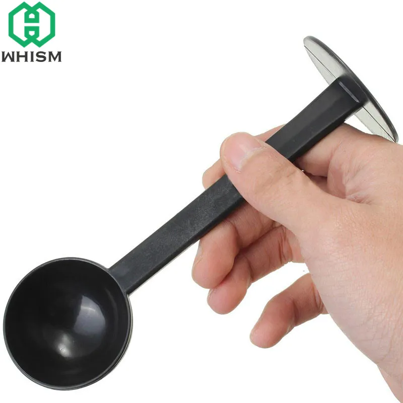 WHISM, 2 в 1, пластиковый стоячий пресс для кофейного порошка, мерный Совок Es, пресс, o, кофейная ложка, 10 г, измерительные инструменты для еды