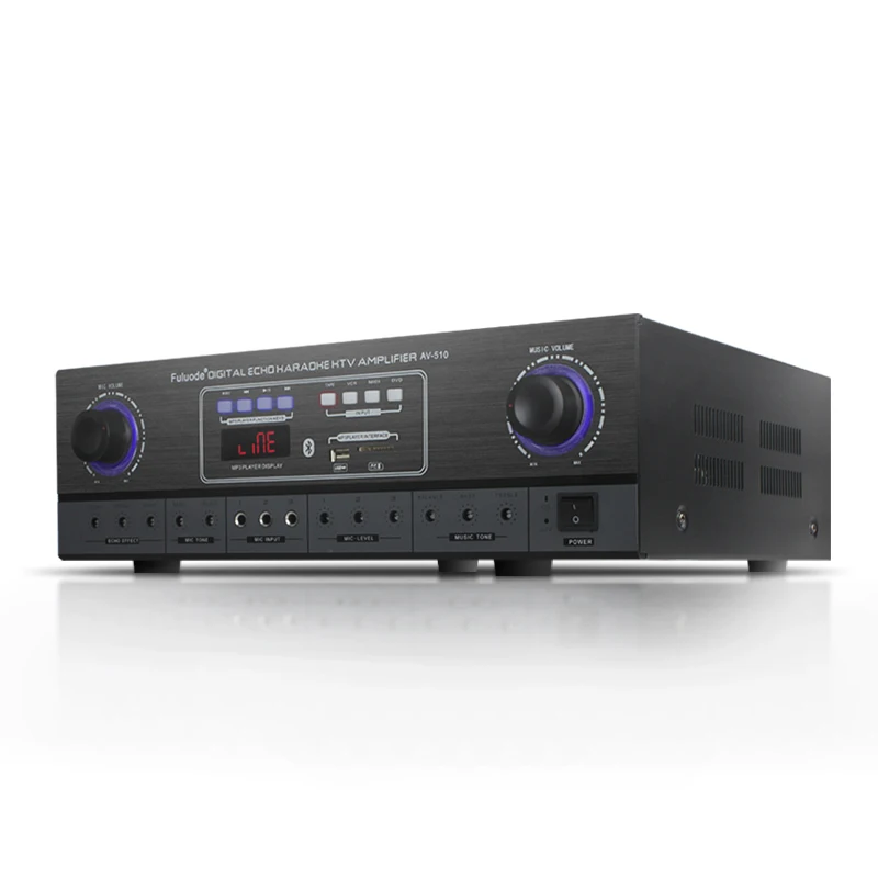 Усилитель мощности Bluetooth профессиональная карта для дома караоке мощный