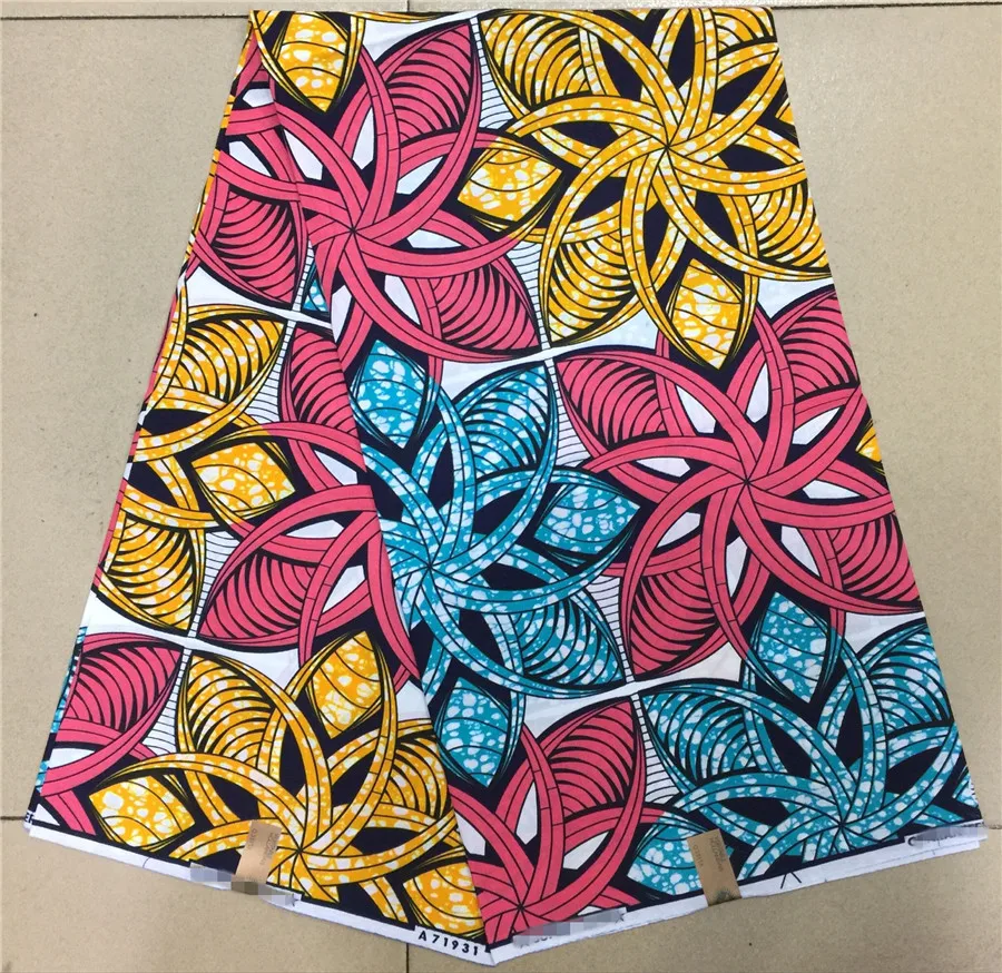 (6 ярдов/шт) T1228 7 afrikanischen вакс stoff Hollandais модные принты stoffnigerian nahen батик|batik print| |