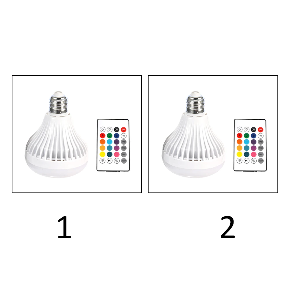 E27 светодиодный светильник Беспроводной BT RGB лампа потолочный Музыка Аудио плеер