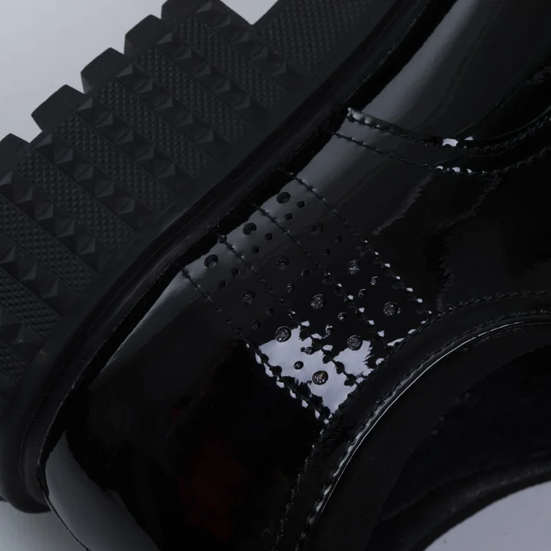 EIOUPI/Новый дизайн натуральная лакированная кожа мужской строгий деловой обуви