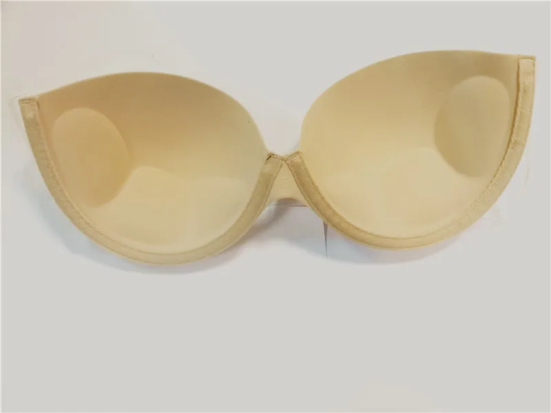 100 pcs Women One-piece Bra Wire Free Thin Cup Seamless Invisible Bra Soft Backless Push Up Bras For Women Solid Underwear