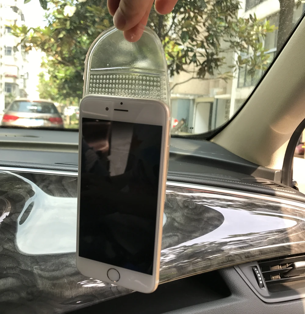 Автомобильный Гаджет паук Противоскользящий коврик авто Интерьер телефон для передней панели монета гелевые накладки фиксированный гель двухсторонний автомобиль нескользящий коврик 13*7 см