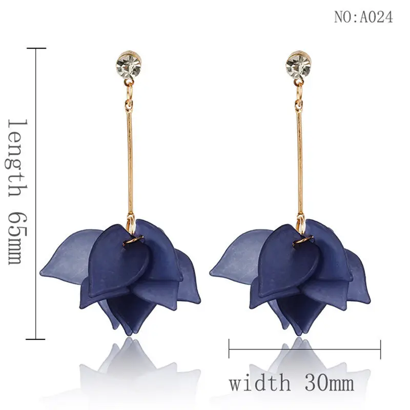 Style-04 Винтажные массивные Висячие серьги для женщин модные ювелирные изделия корейские Металлические геометрические золотые Висячие висячие серьги - Окраска металла: Style-04