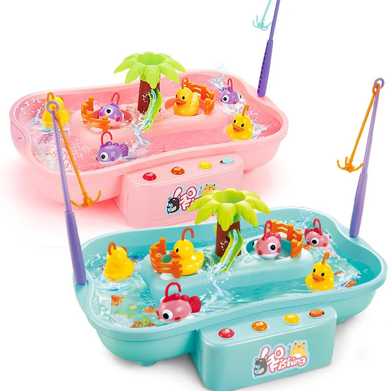 Электрическая вращающаяся Магнитная блистерная Рыбалка сделай сам игра