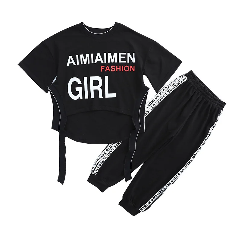 Комплекты одежды для девочек крутой комплект из 2 предметов топ с короткими