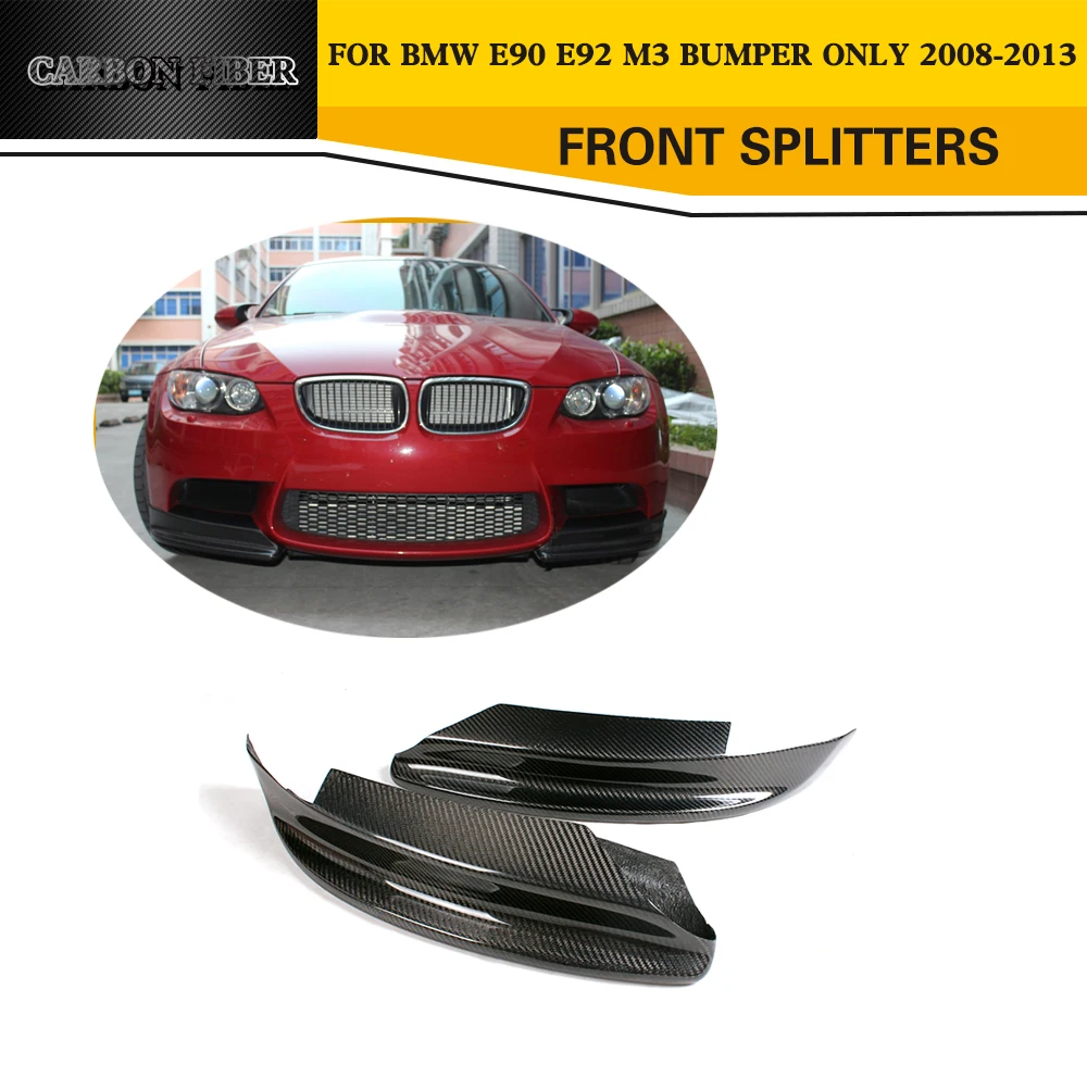 

Carbon Fiber Racing Front Splitters Lips Car-Styling for BMW 3 Series E90 M3 E92 M3 Bumper Only 2008-2013