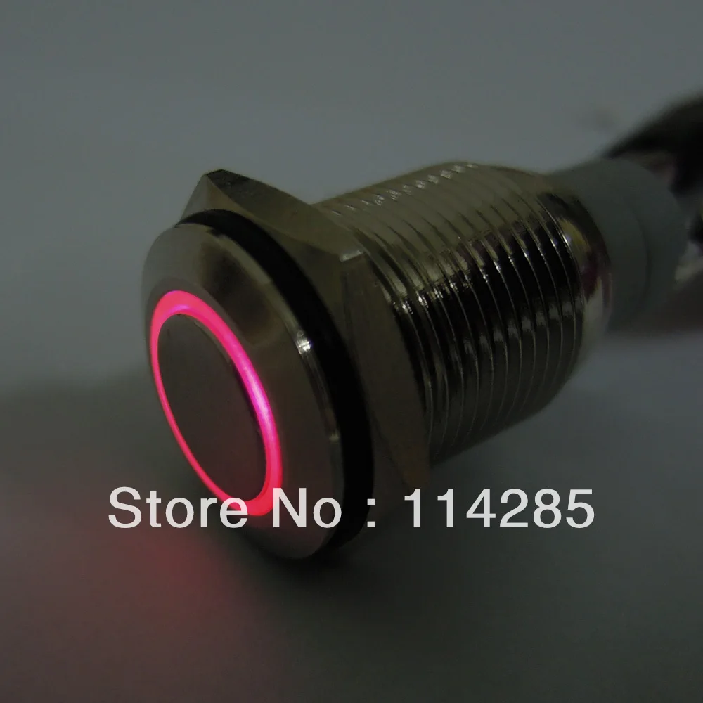 Новинка 12 в 16 мм фиолетовый светодиодный ангельский глаз фиксирующая