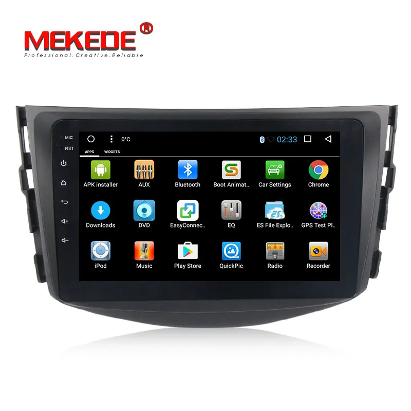 Navi Fly Android8.1 Allwinner T3 T8 Автомобильная магнитола для Toyota RAV4 Previa Rav 4 2007 2008 2009 2010 2011 с 4g WiFi