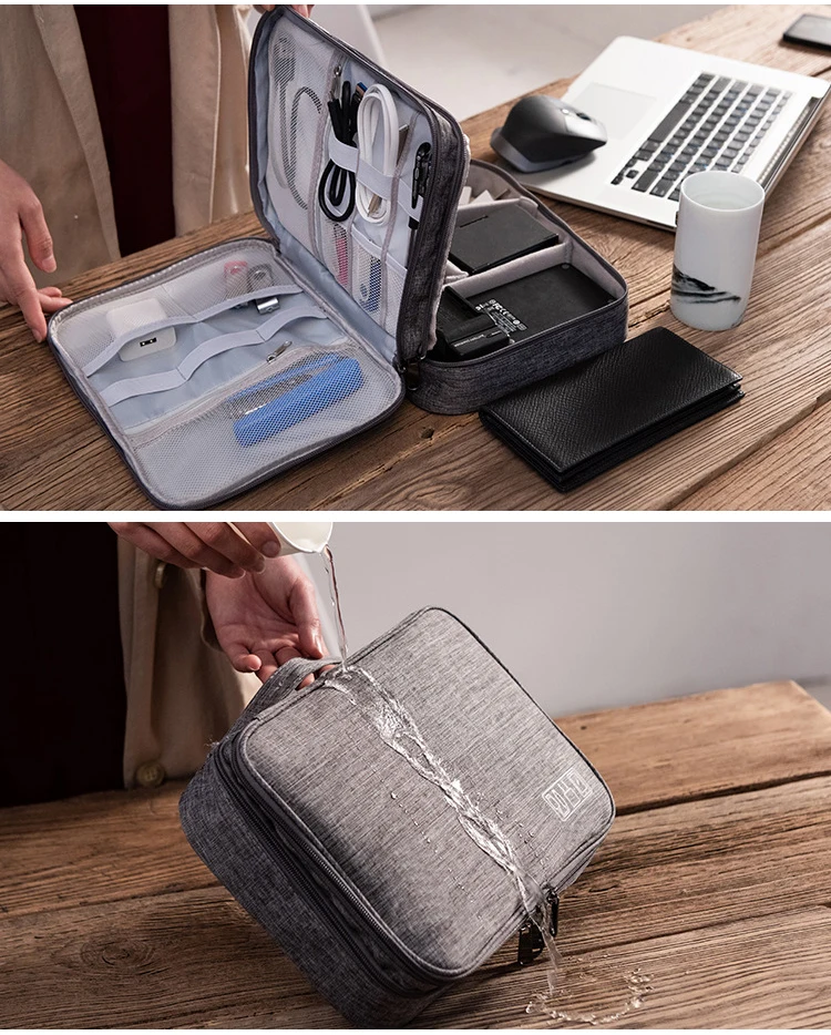 Цифровые органайзеры, провода, USB кабели, сумки для хранения, электронное зарядное устройство, зарядное устройство, коробка для аккумулятора на молнии, ручка, сумка, чехол, аксессуары для упаковки