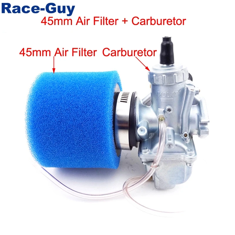 Карбюратор Molkt 26 мм Carb + синий воздушный фильтр 45 для Lifan YX 125cc 140cc 150cc CRF50 китайский