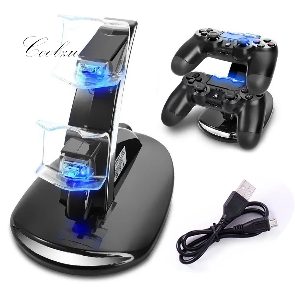 Двойное Новое поступление док станция со светодиодным USB зарядным устройством