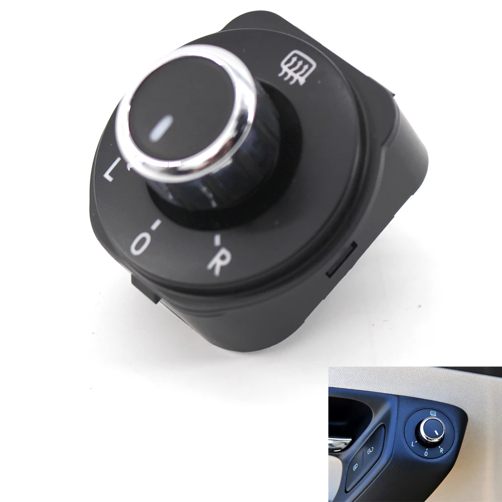 

Ручка регулировки переключателя заднего бокового зеркала для VW для Volkswagen Polo 6R 2011-2016 # 6RD 959 565B 6RD 959565 Б