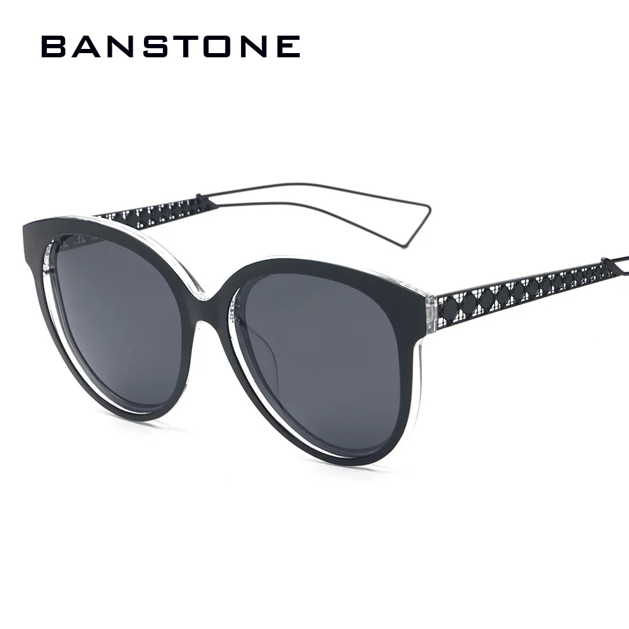 BANSTONE новые модные трендовые женские поляризационные солнцезащитные очки в стиле