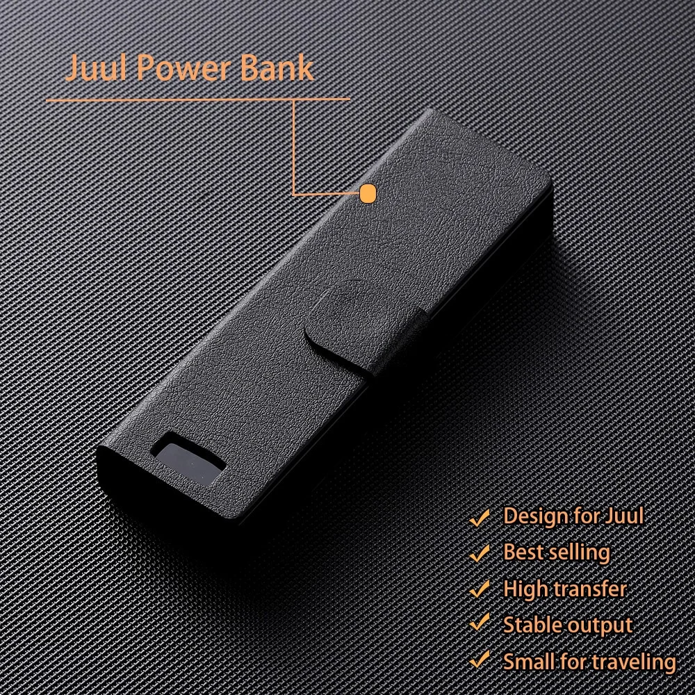 JUUL Chargeing чехол для путешествий портативный внешний аккумулятор Pod держатель зарядное устройство совместимо с JUUL с ЖК-индикатором, устройство не входит в комплект