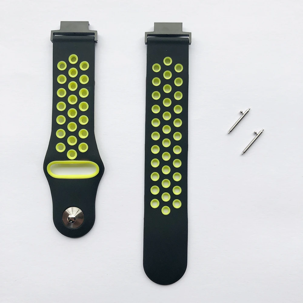 Black yellow Силиконовый мягкий ремешок на запястье для Xiaomi Amazfit Verge Band, умные часы, аксессуары для Huami Amazfit Verge 3, спортивный ремешок, браслет - Цвет: Black yellow