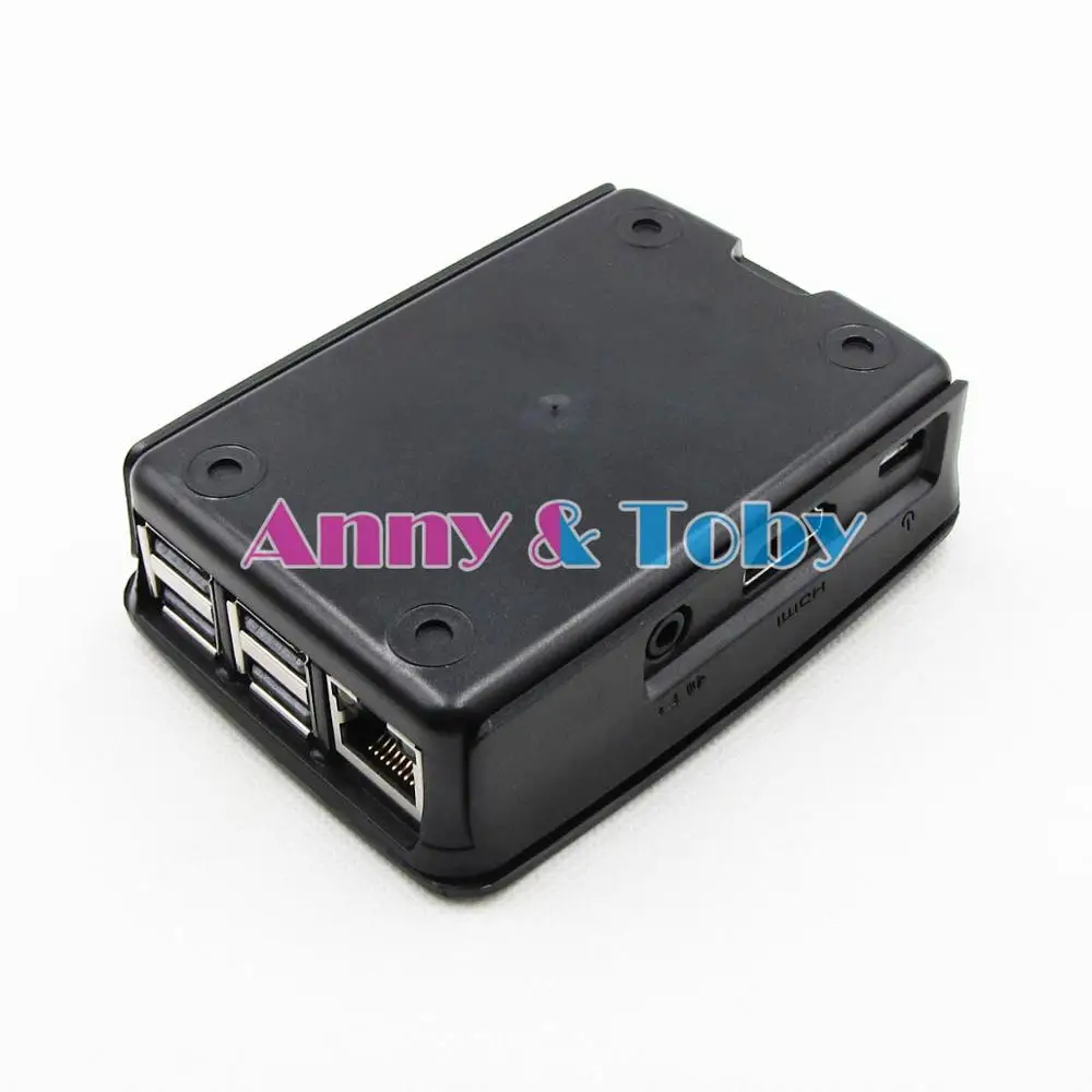 Модель B56: официальный оригинальный Raspberry PI 3B + чехол коробка черный пластиковый