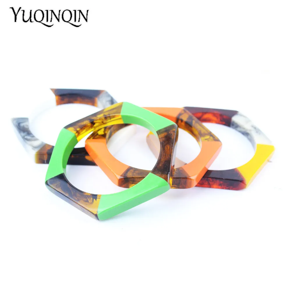 Классические акриловые браслеты на запястье модные для женщин новые