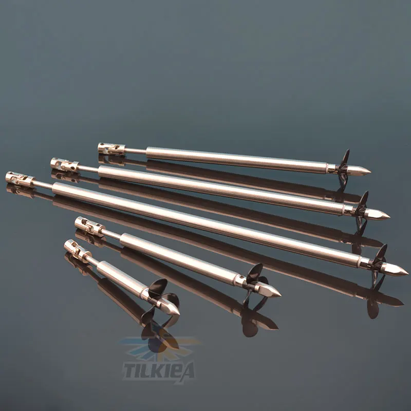 Лодочный вал из нержавеющей стали 4 мм приводной + карданный шарнир 3 Лопасти