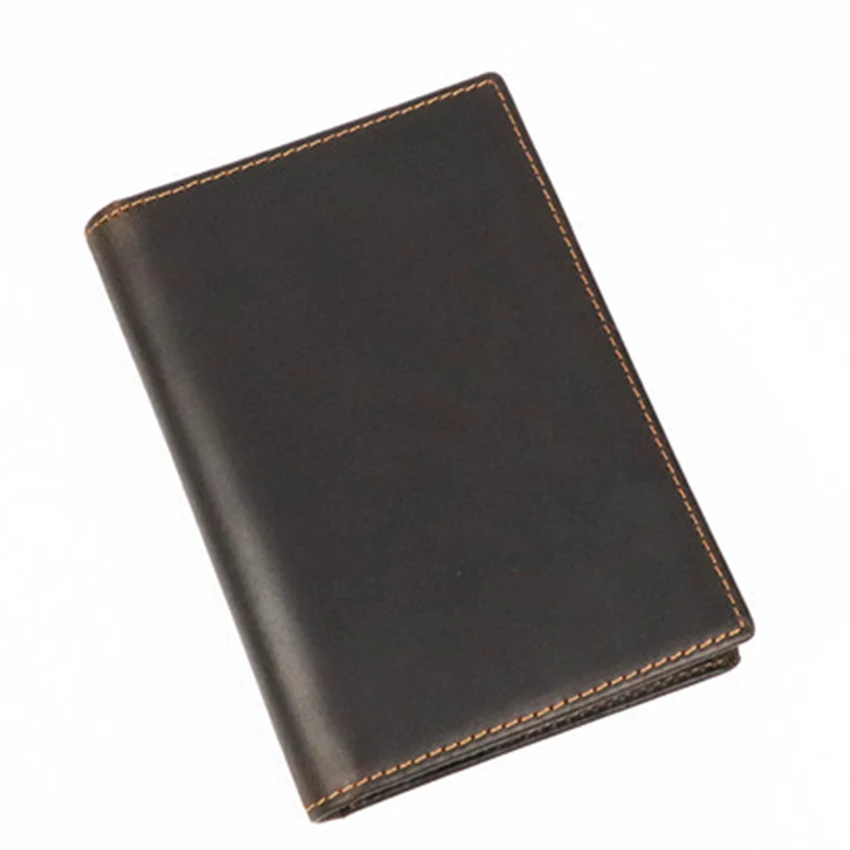 Обложка для паспорта из 100% яловой кожи мужской женский кошелек
