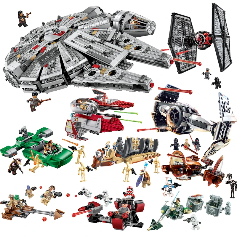 Bela совместимы с Legoe космические войны строительные блоки кирпичи игрушки фигурки