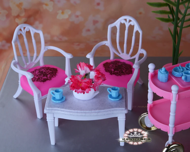 Аксессуары для кукол игрушка девочек кукольный домик мечты мебель с коробочкой