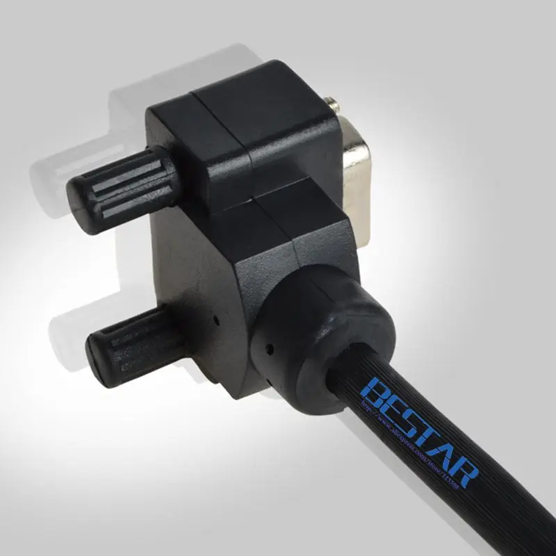 Кабель VGA 15pin 3 + 6 углов папа-vga папа под углом 90 градусов 5 футов 10 м для проектора
