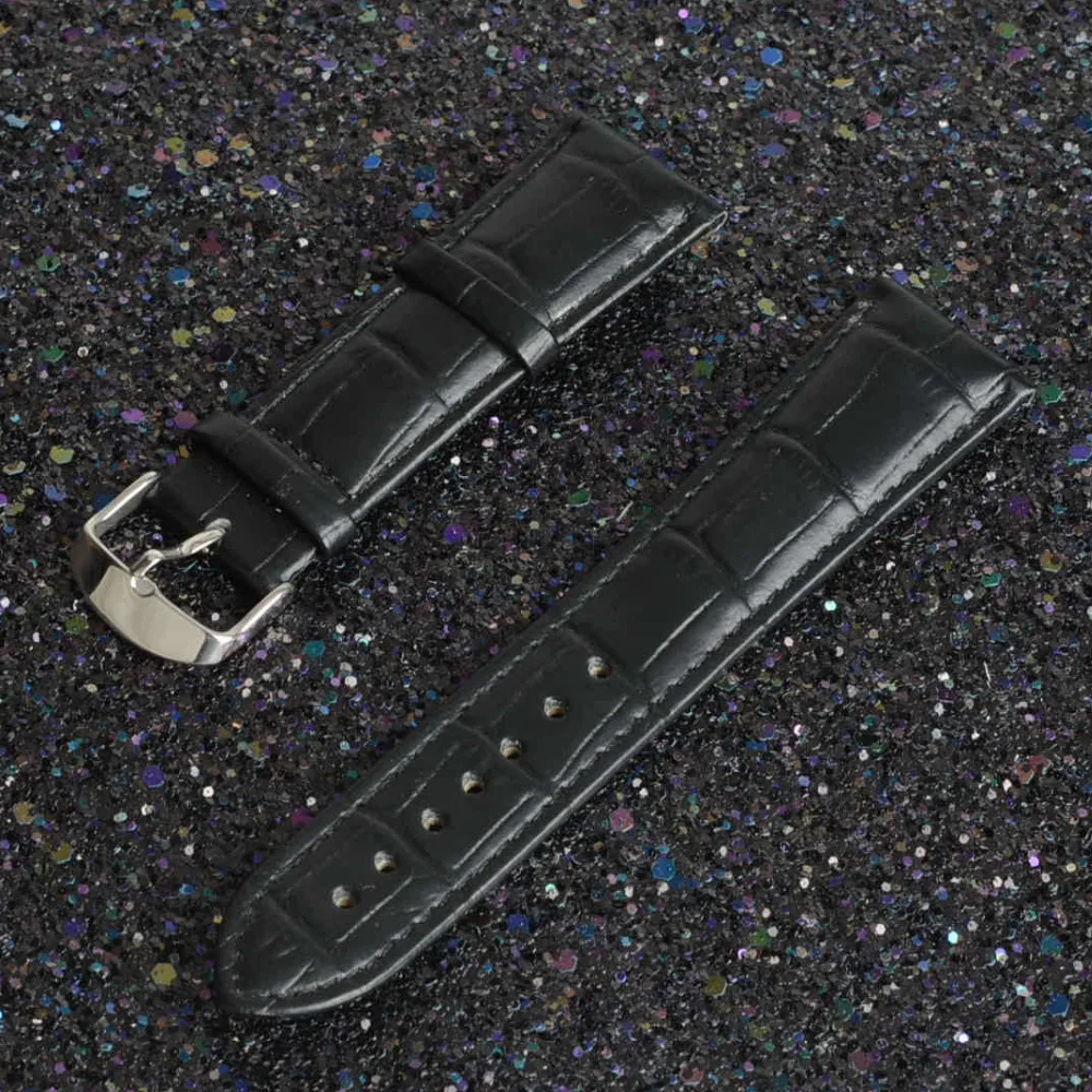 Ремешки с пряжками для наручных часов из натуральной кожи браслет зернистой