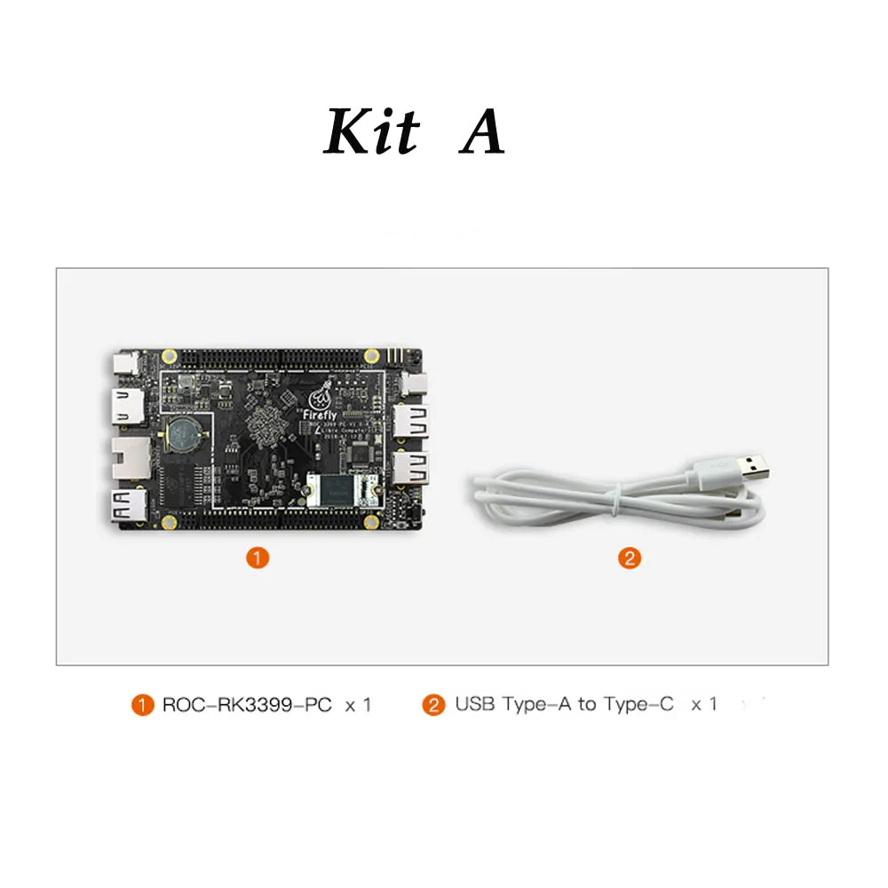 ROC RK3399 ПК на базе серверного уровня ARM Cortex A72, работает с Android 8,1 и Ubuntu 18,04, поддержка PD 2,0 и PO