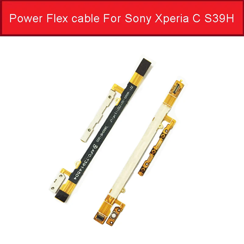 Кнопка включения/выключения питания гибкий кабель для Sony Xperia C S39H S39C C2304 C2305 кнопка