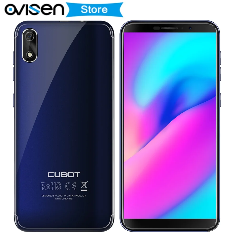 CUBOT J3 смартфон с 5 дюймовым дисплеем четырёхъядерным процессором MTK6580 ОЗУ 1 ГБ ПЗУ