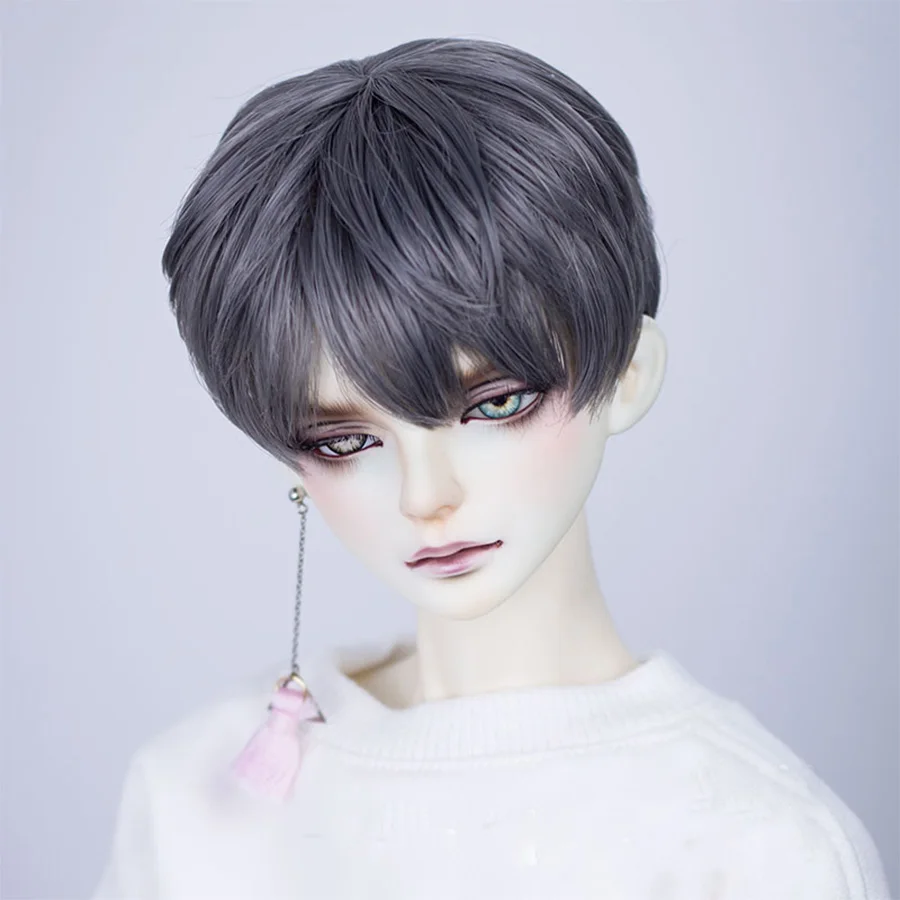 Bybrana с короткими рукавами для мальчиков волосы 1/3 1/4 1/6 BJD парики Высокая Температура волокна для кукол - Цвет: 5