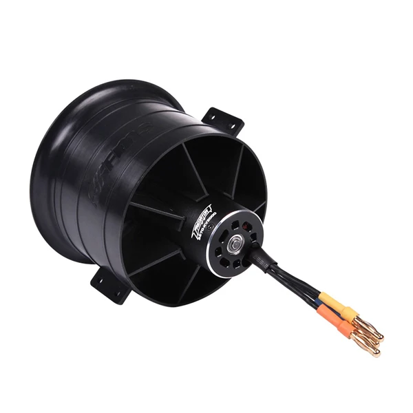 FMS 80 мм 12 лопастей воздуховод вентилятор EDF с 3270 KV2000 6S Inrunner бесщеточный двигатель для RC Самолет воздуховод вентилятор самолет
