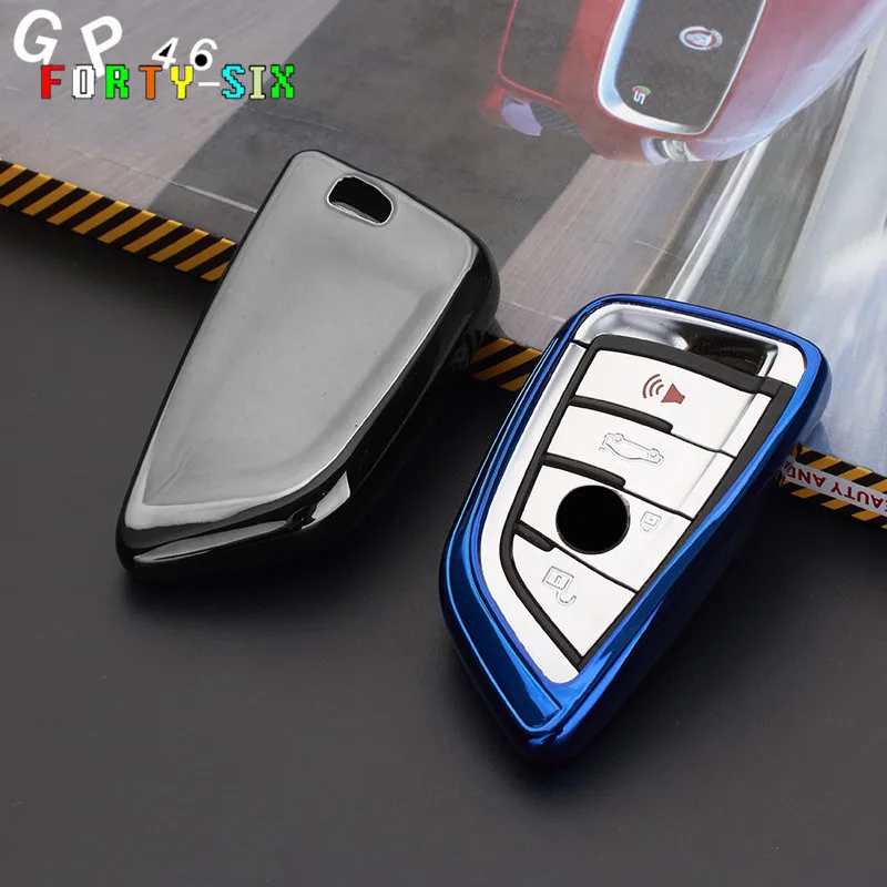 GPFORTYSIX Мягкий ТПУ защитный чехол для ключа автомобиля BMW 1 2 5 7 серии 218i X1 F48 X3 X4 X5 X6 F15