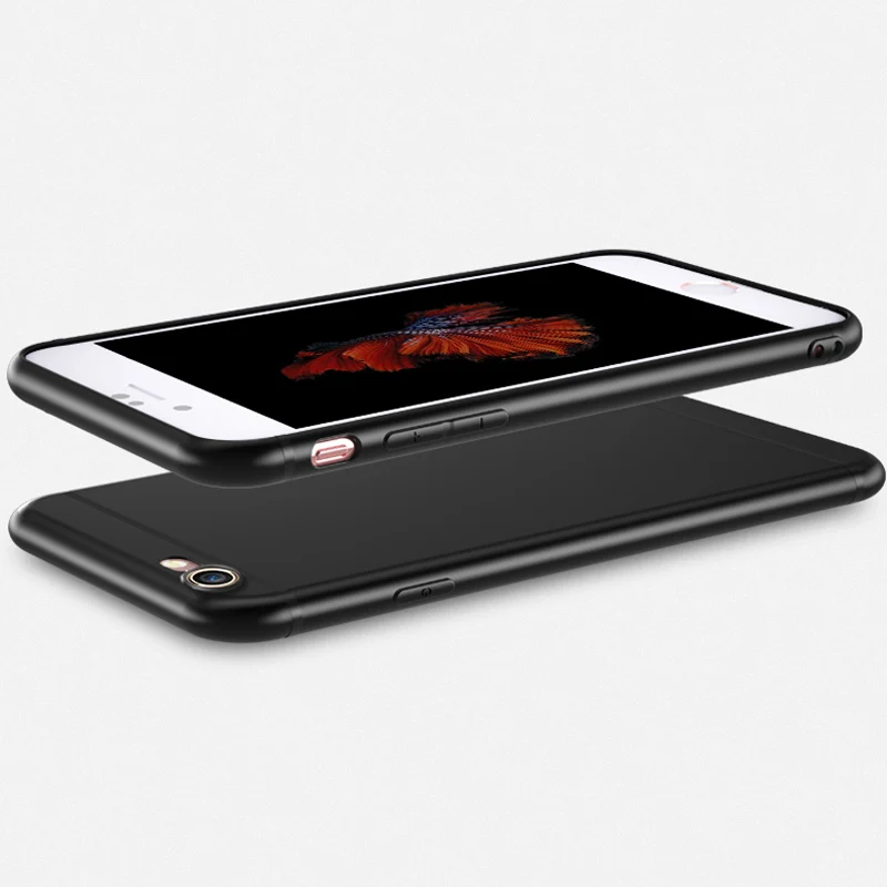 ITEUU 6 6S Plus Ultra-Thin Candy TPU Matte Case for iphone Cases Silicone Gel Soft Back Cover | Мобильные телефоны и