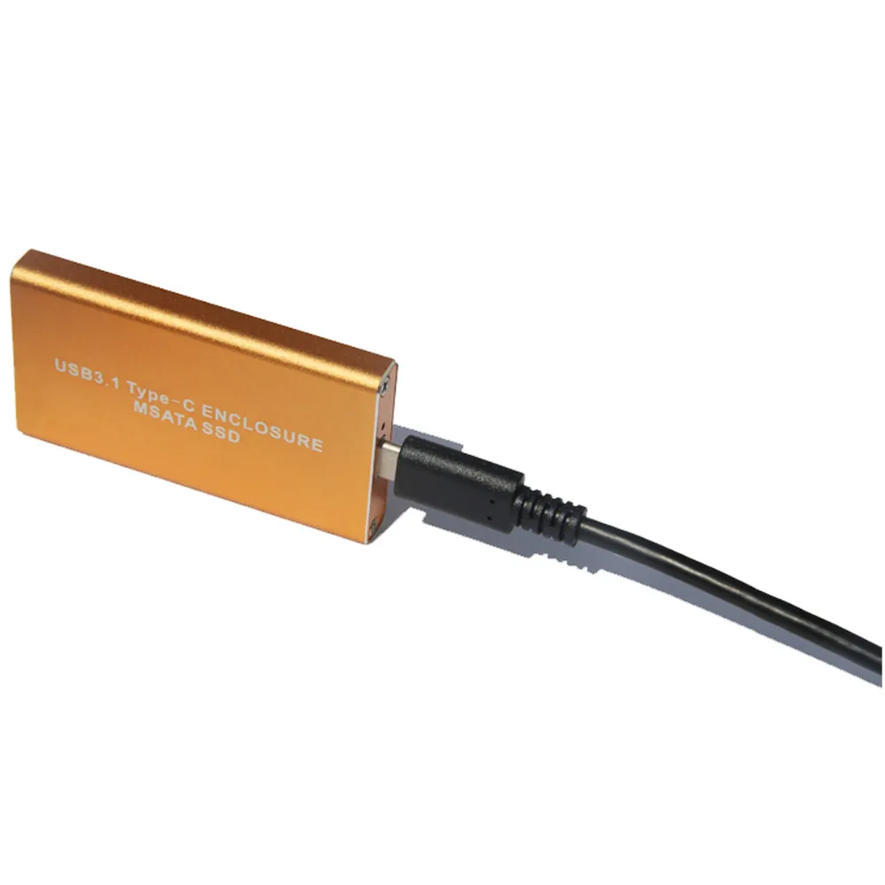 Внешний жесткий диск USB 3 1 Type C для mSATA SSD корпус с 10 разъемами и адаптер мини