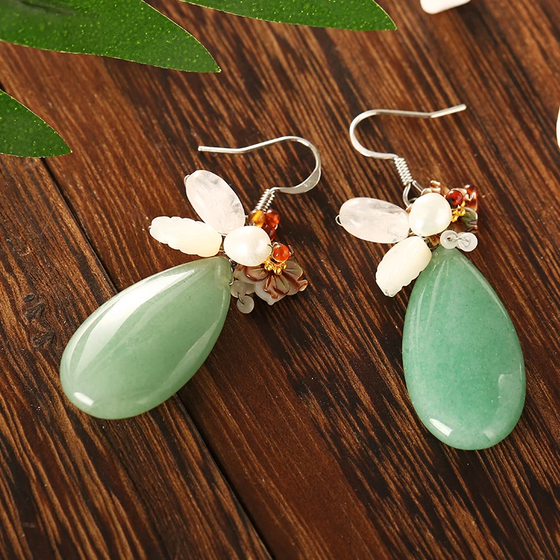 TDQUEEN Висячие серьги для женщин этнические винтажные Бохо ювелирные большие