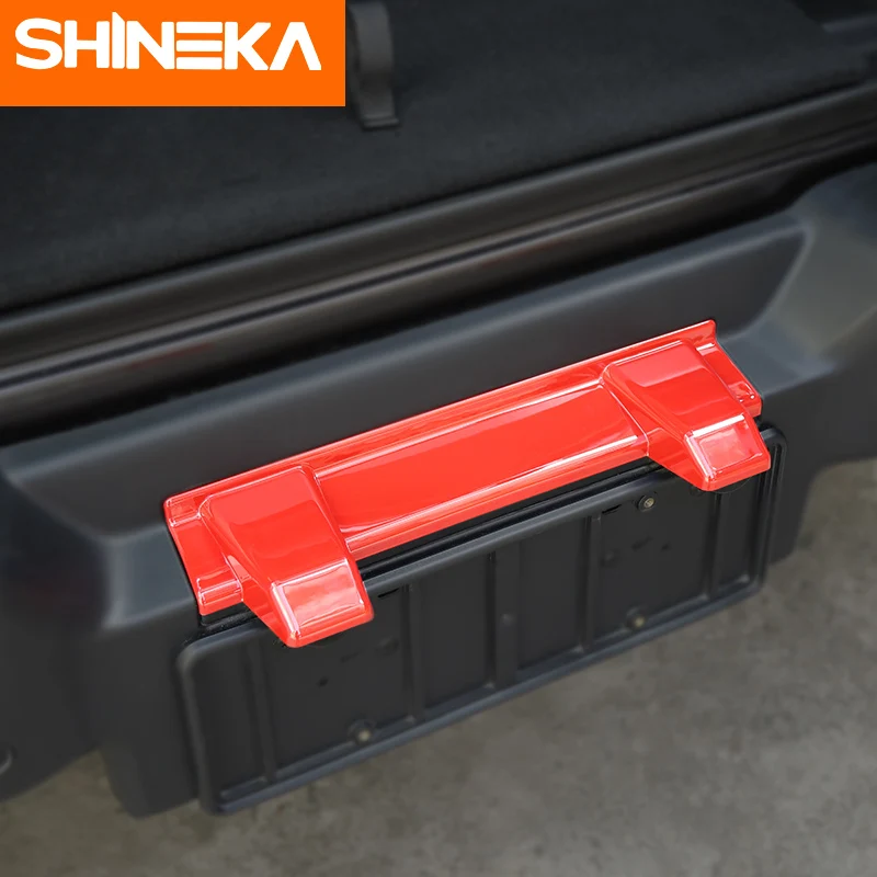 Автомобильные чехлы SHINEKA для Jeep Wrangler JL 2018 + декоративные наклейки заднего