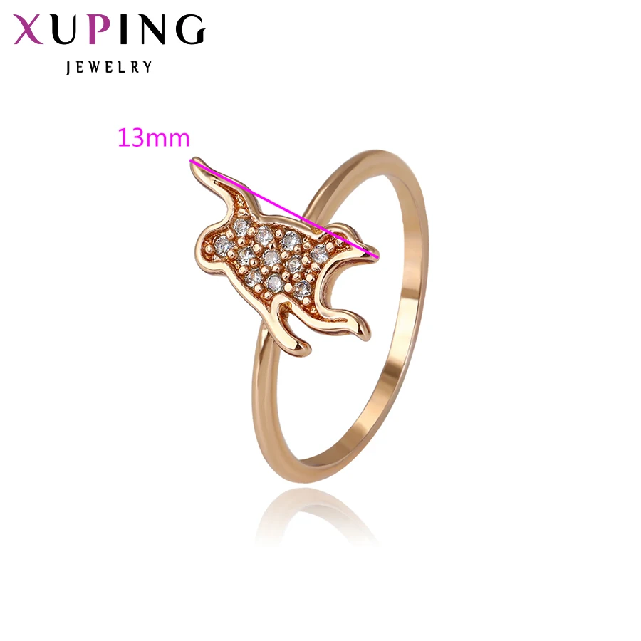 Xuping ювелирные изделия модное кольцо в форме сердца для женщин позолоченные