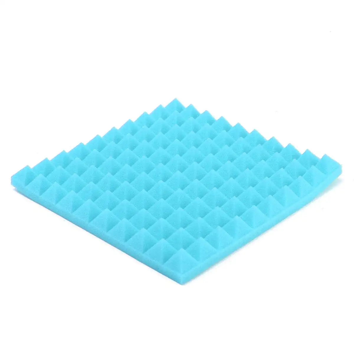 blue 1 шт 250x250x30 мм звукоизоляция пена акустическая пена лечение звукоизоляция студия комната поглощение клиновые плитки пенополиуретан - Цвет: blue