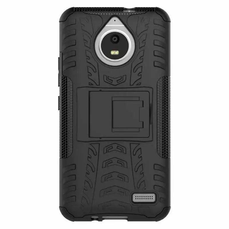 Чехол для Motorola MOTO E4 Гибридный Силиконовый чехол из ТПУ + Жесткая задняя крышка