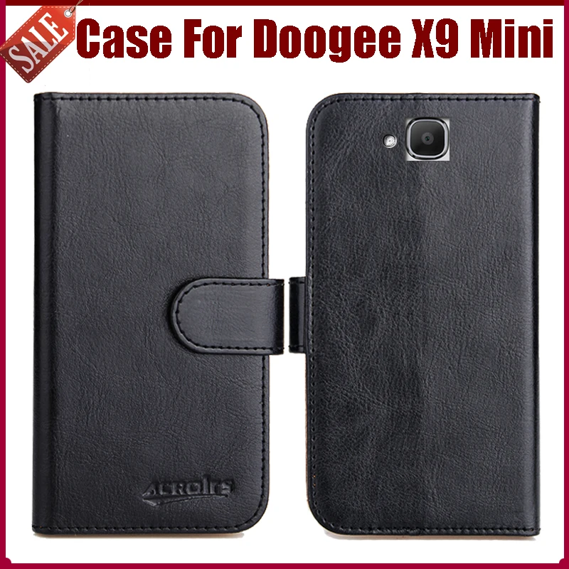 

Горячая распродажа! Чехол Doogee X9 Mini высокого качества, 6 цветов, эксклюзивный кожаный защитный чехол-книжка для Doogee X9 Mini